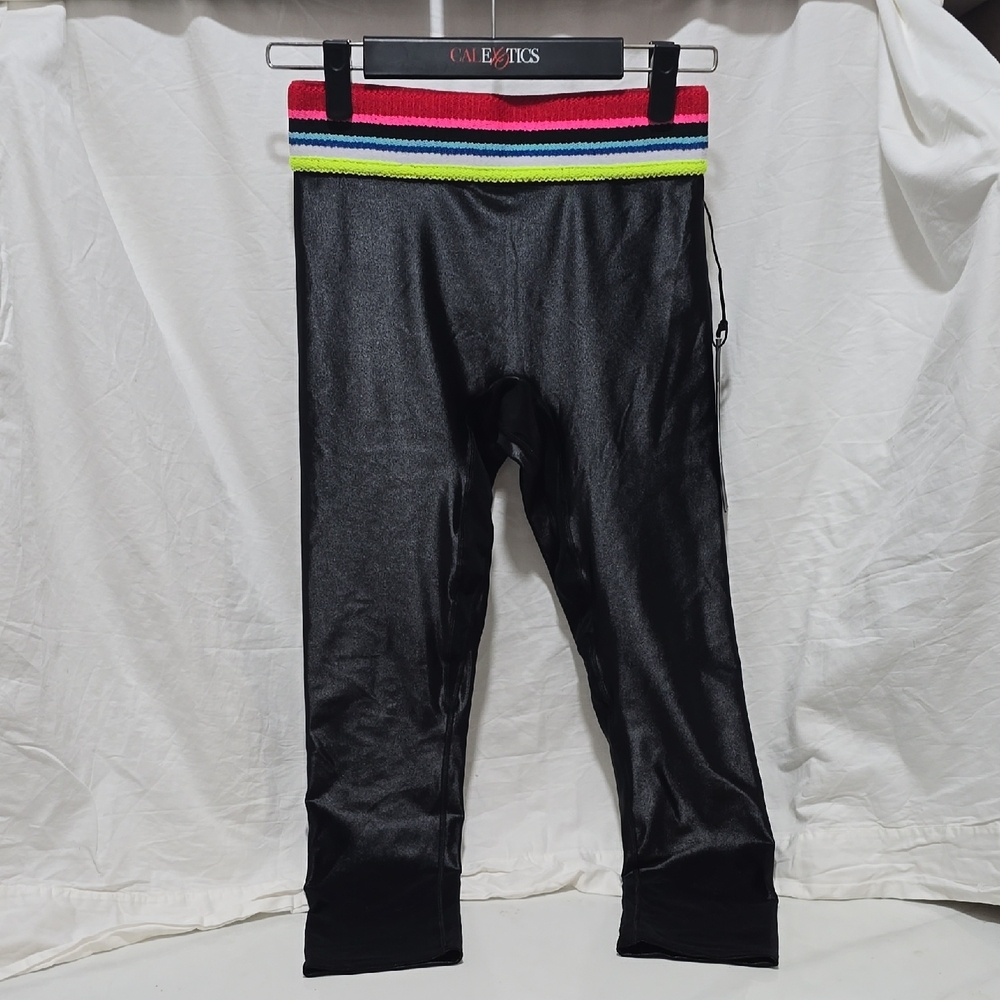 Noli NWT Black and Multi Sunrise Legging - Size M